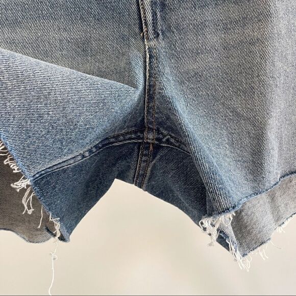 H&M Brock Collection Fitted Denim Cut Off Shorts - Picture 4 of 8